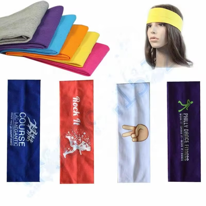 Logo Turban Hairband Sports Yoga -päänauhat